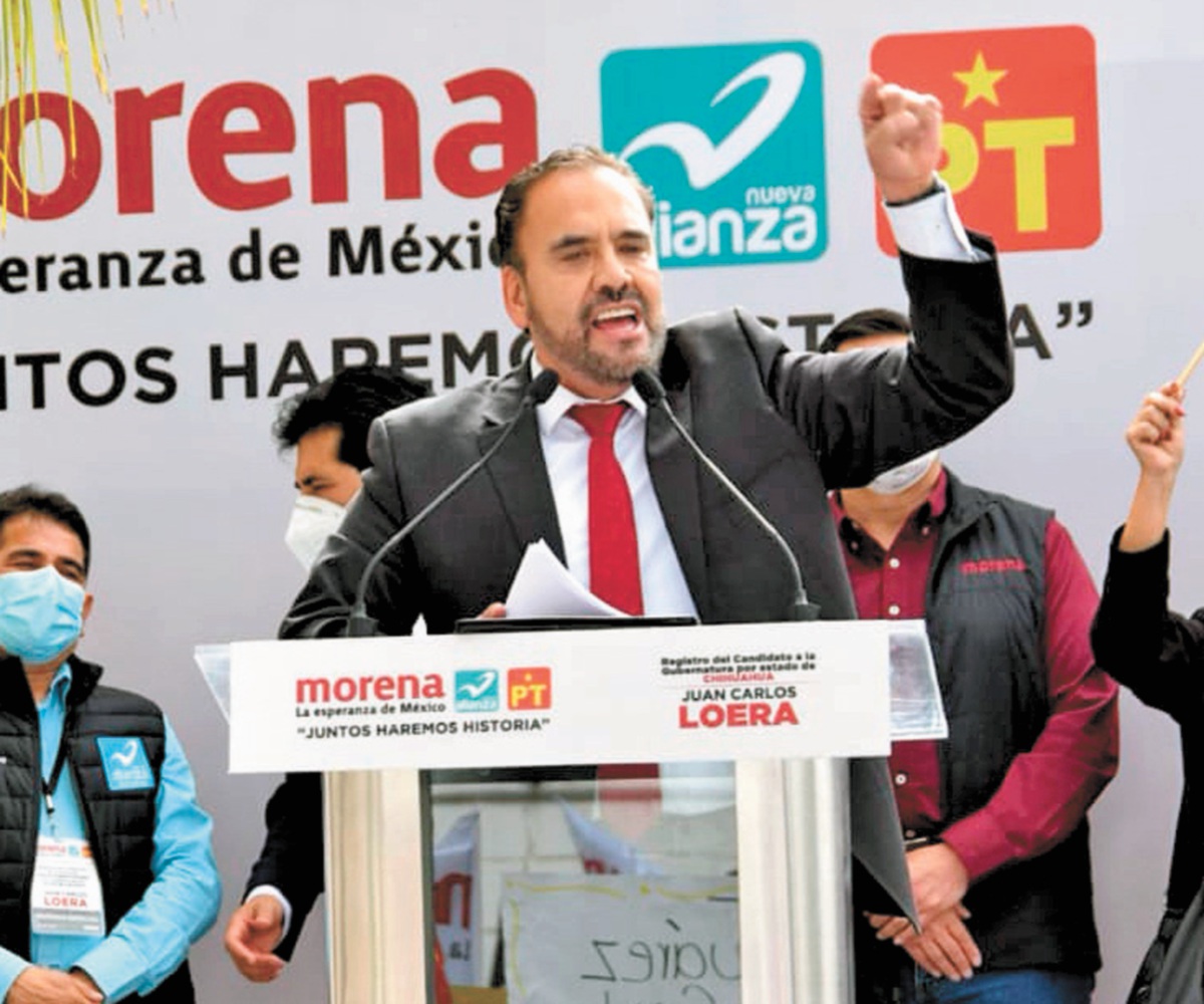 Se registra Juan Carlos Loera para gubernatura de Chihuahua