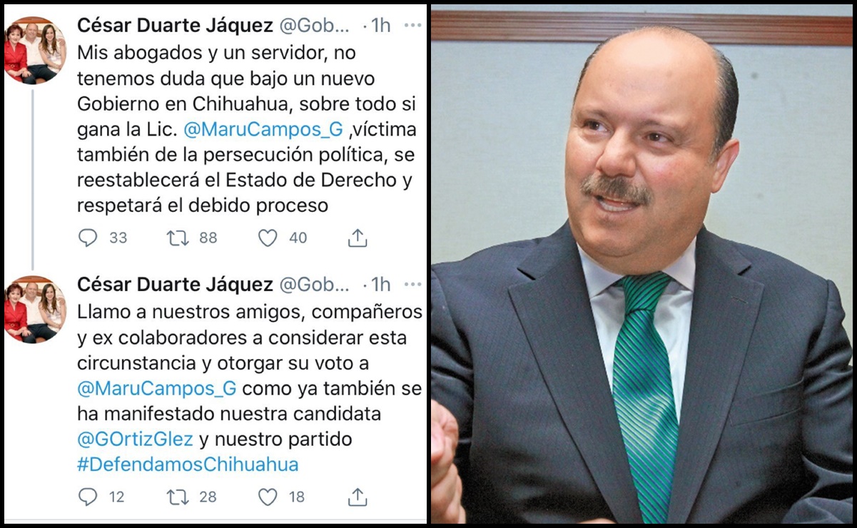 Abogado de Duarte alega "hackeo" en tuit a favor de Maru Campos