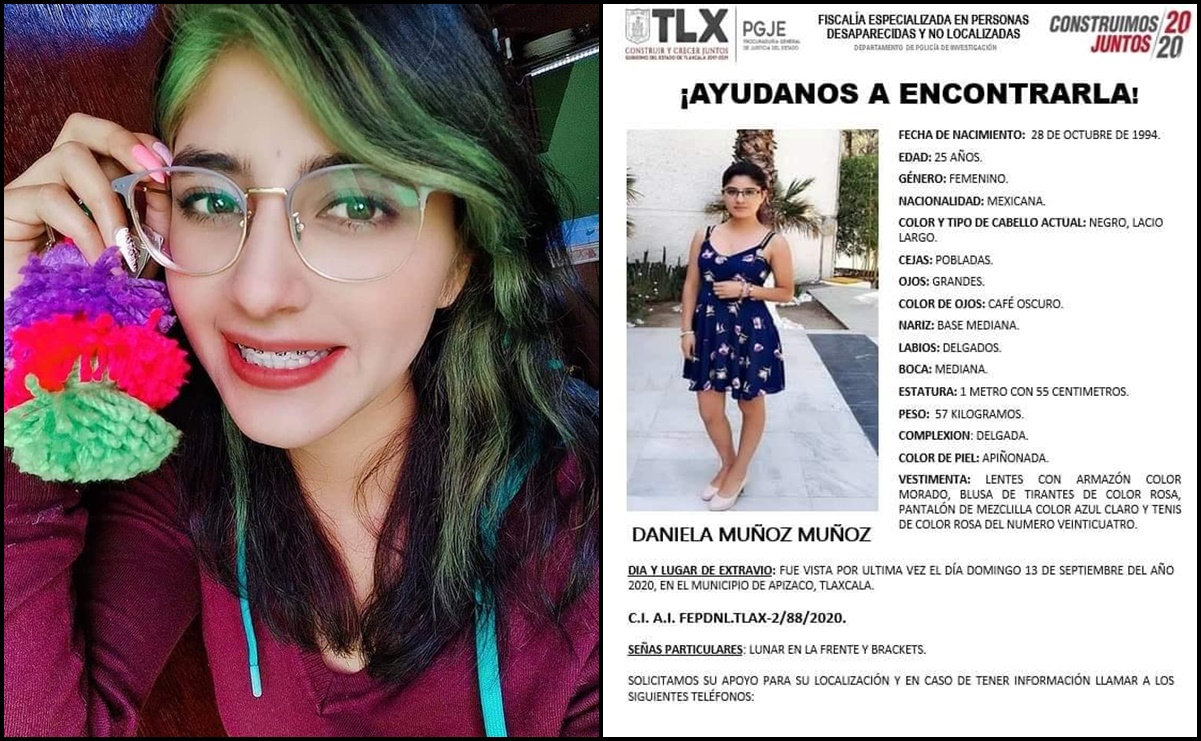 Ofrecen 300 mil pesos de recompensa para localizar a la profesora Daniela Muñoz, desaparecida en Tlaxcala