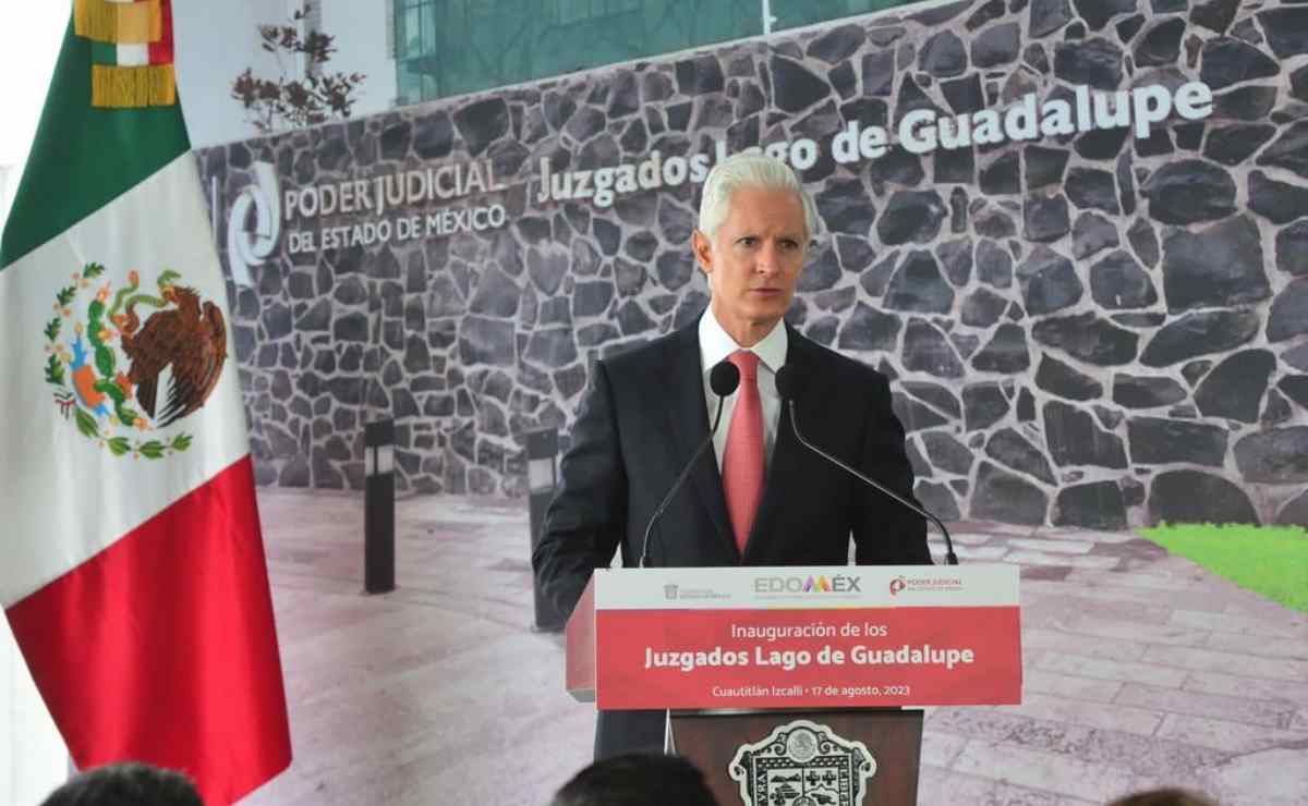 Alfredo Del Mazo inaugura juzgados sustentables en Lago de Guadalupe