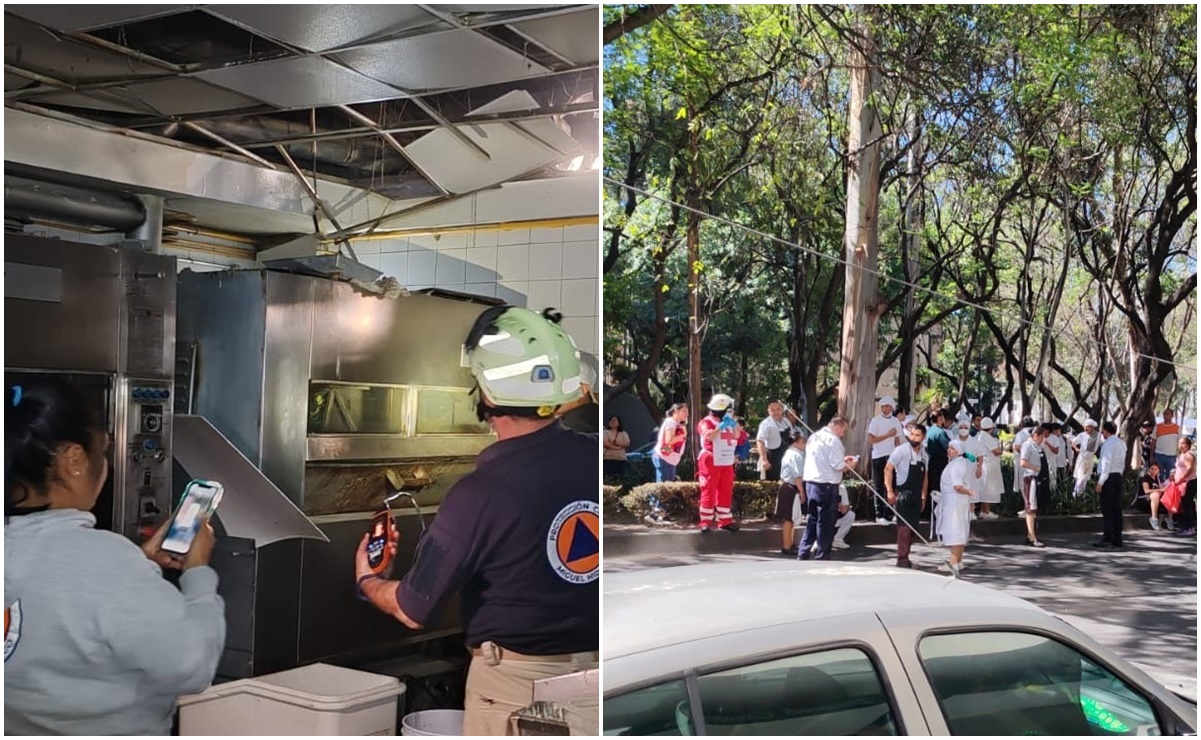 Bomberos atienden "flamazo" en restaurante en Miguel Hidalgo, reportan un herido y 6 personas con crisis nerviosa