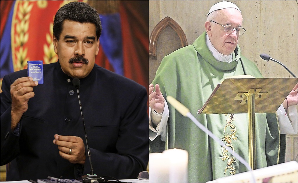 Maduro pide ayuda al Papa "para que Trump no invada Venezuela"
