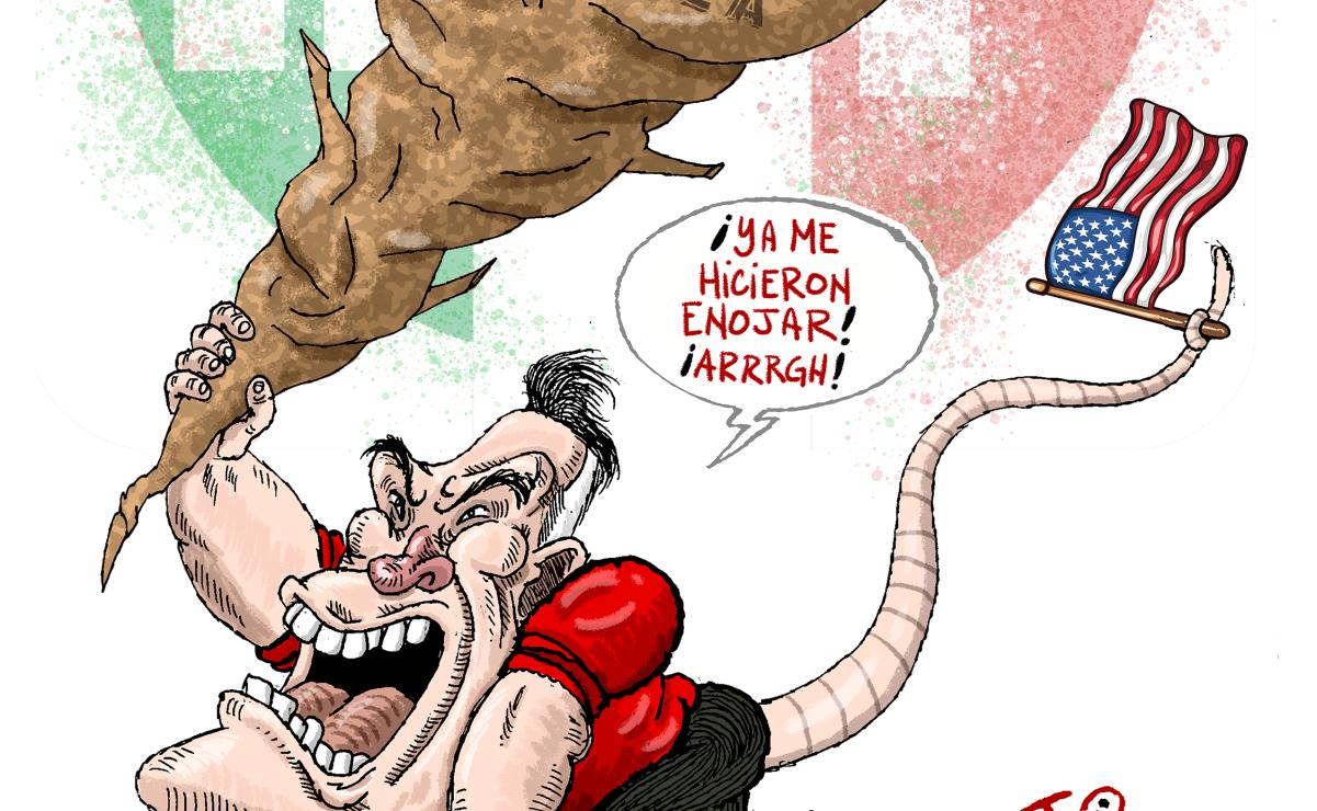 ¡Cuidado con el porro! Cartón de FER
