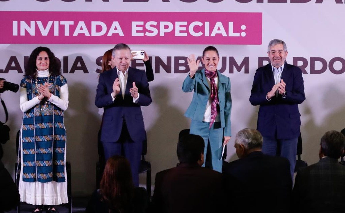 Sheinbaum presenta equipo para proyecto de Nación; incluye a Arturo Zaldívar, Juan Ramón de la Fuente y García Harfuch