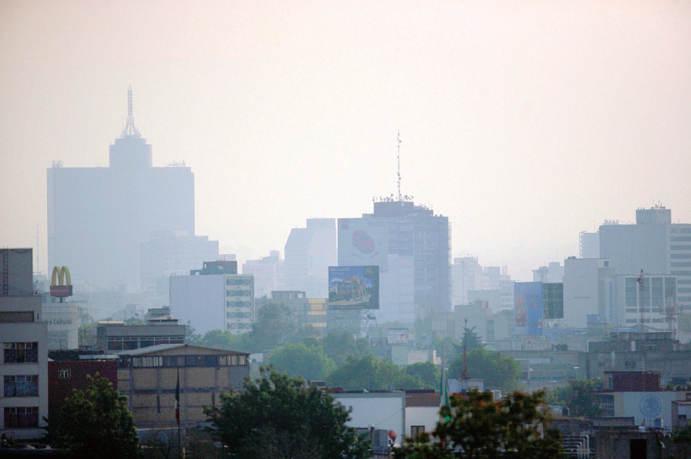 Persiste mala calidad del aire en la CDMX