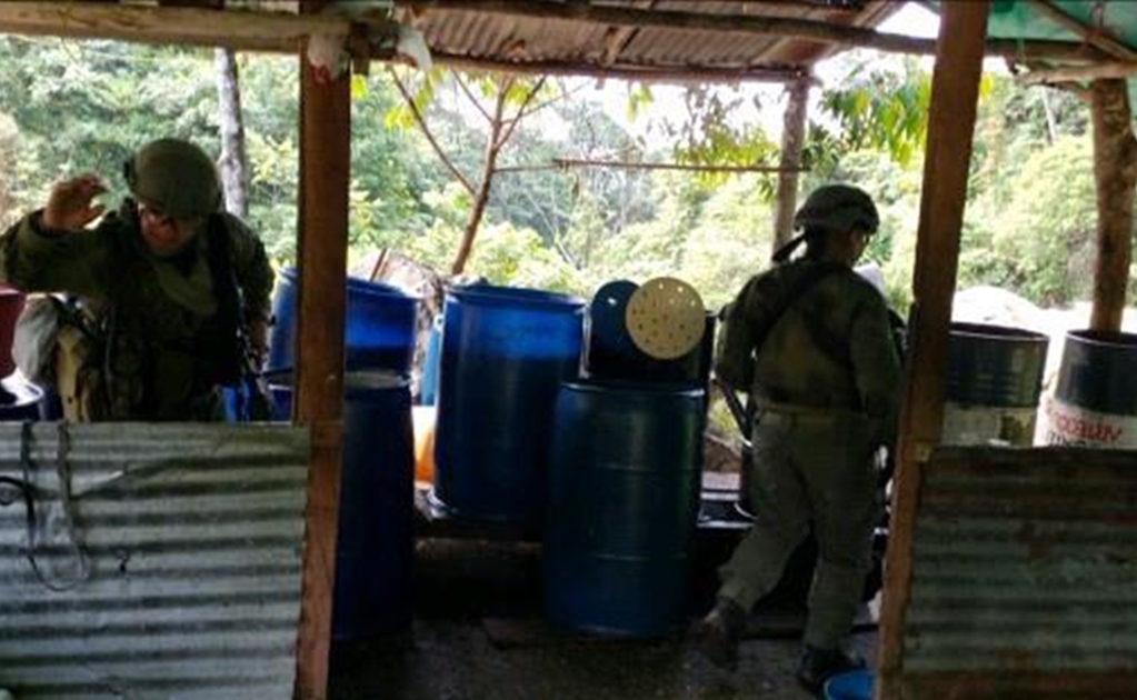 Desarticulan laboratorios de cocaína de guerrilla ELN en Colombia