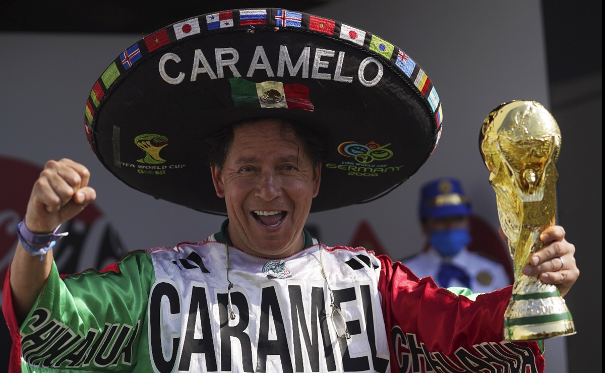“Caramelo” el aficionado mexicano que ha asistido a 10 ediciones del Mundial