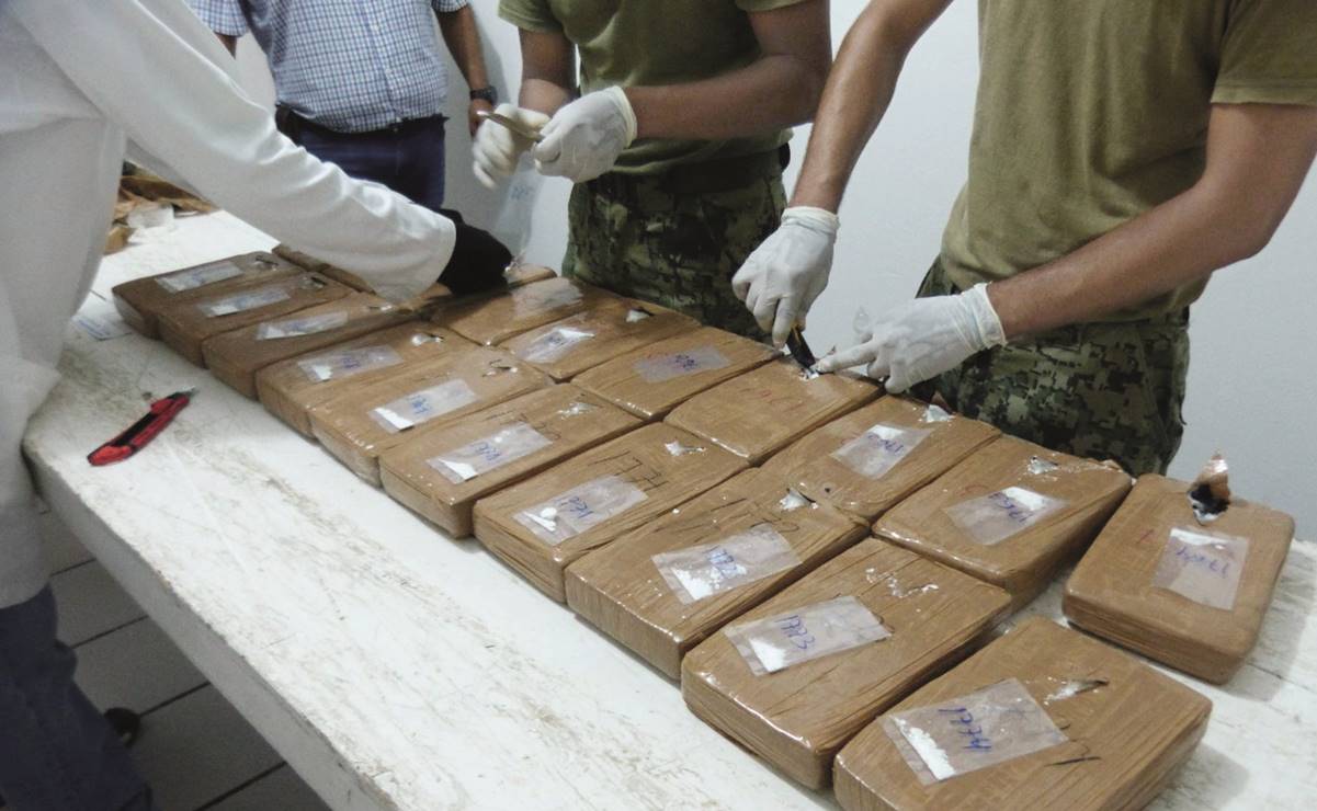 Caen 94% decomisos de cocaína en aduanas