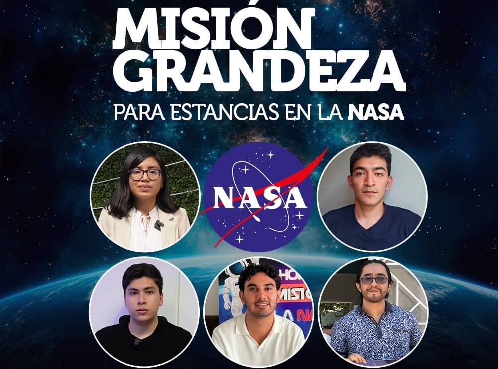 ¡Talento nacional! Cinco jóvenes estudiantes realizarán estancias en la NASA durante 2024