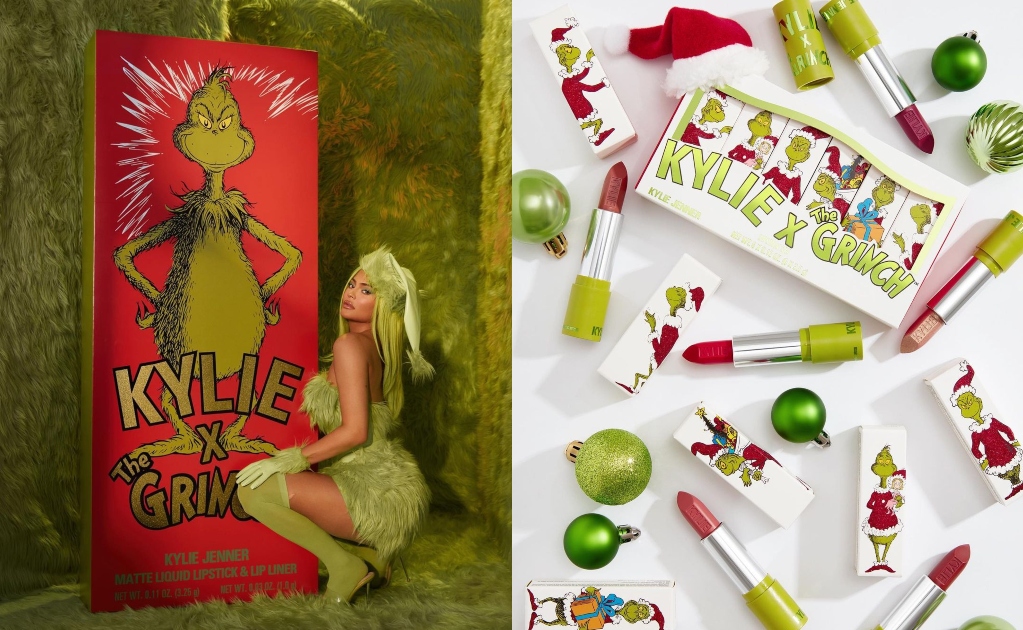 Kylie Jenner lanza su línea de maquillaje inspirada en el Grinch