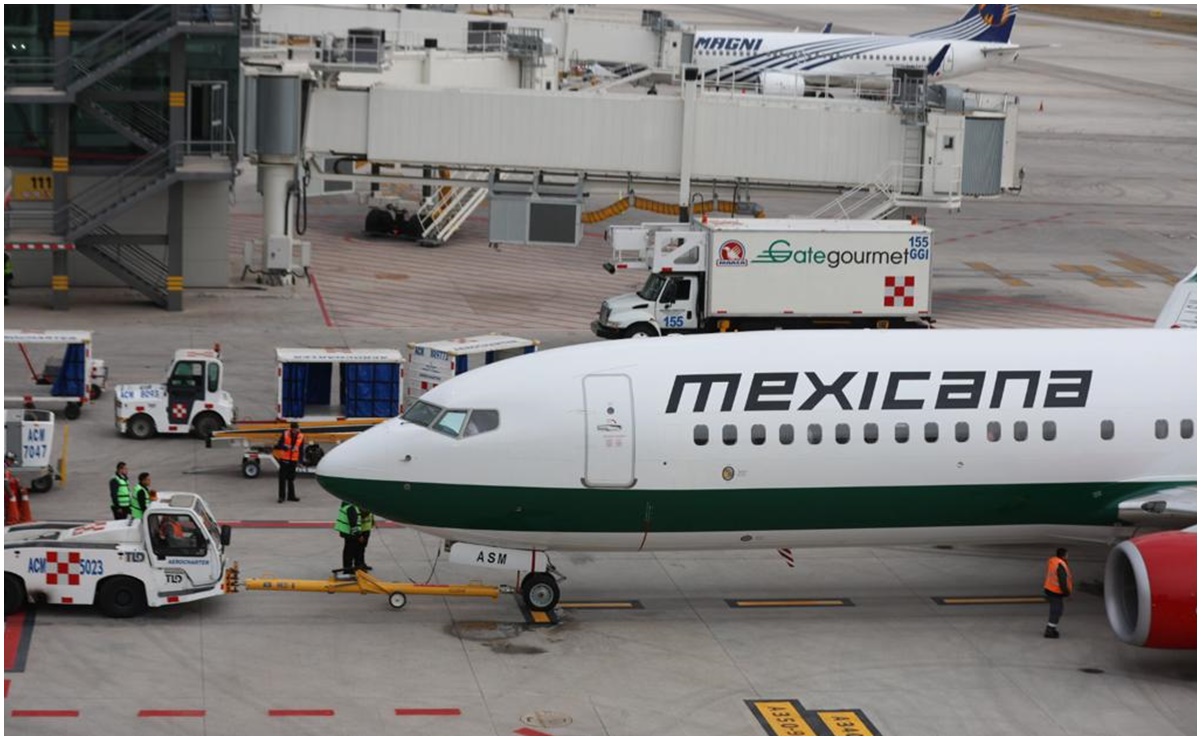 Derrame de combustible, otro inconveniente del primer vuelo de Mexicana a su llegada al AIFA