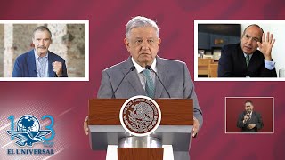 AMLO aclara que Calderón tiene doce soldados y Fox cinco