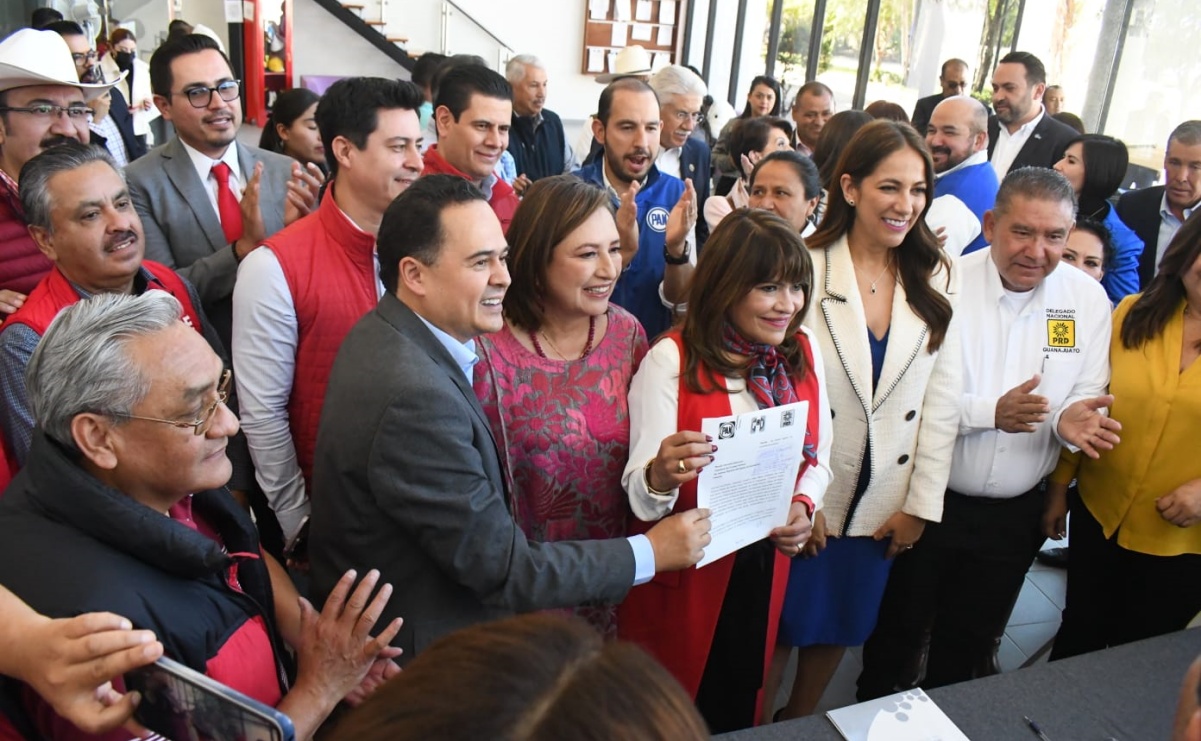 PAN, PRI y PRD registran la Coalición “Fuerza y Corazón Por Guanajuato” para las elecciones de 2024