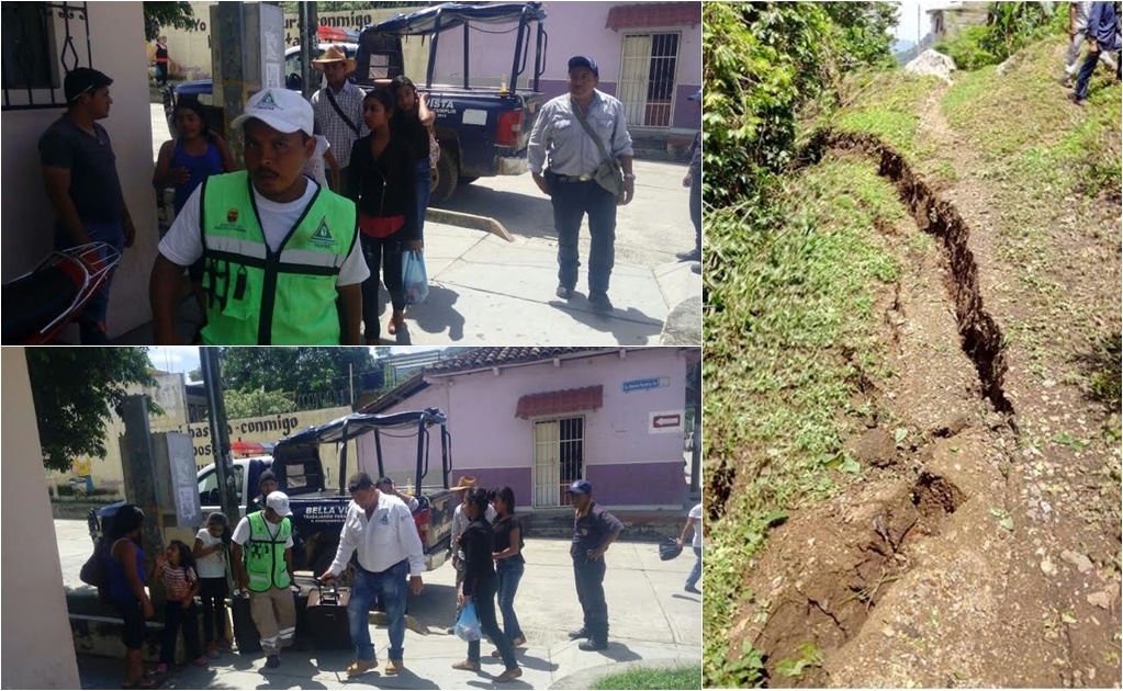 Declaran emergencia en Bella Vista, Chiapas, por posible deslave
