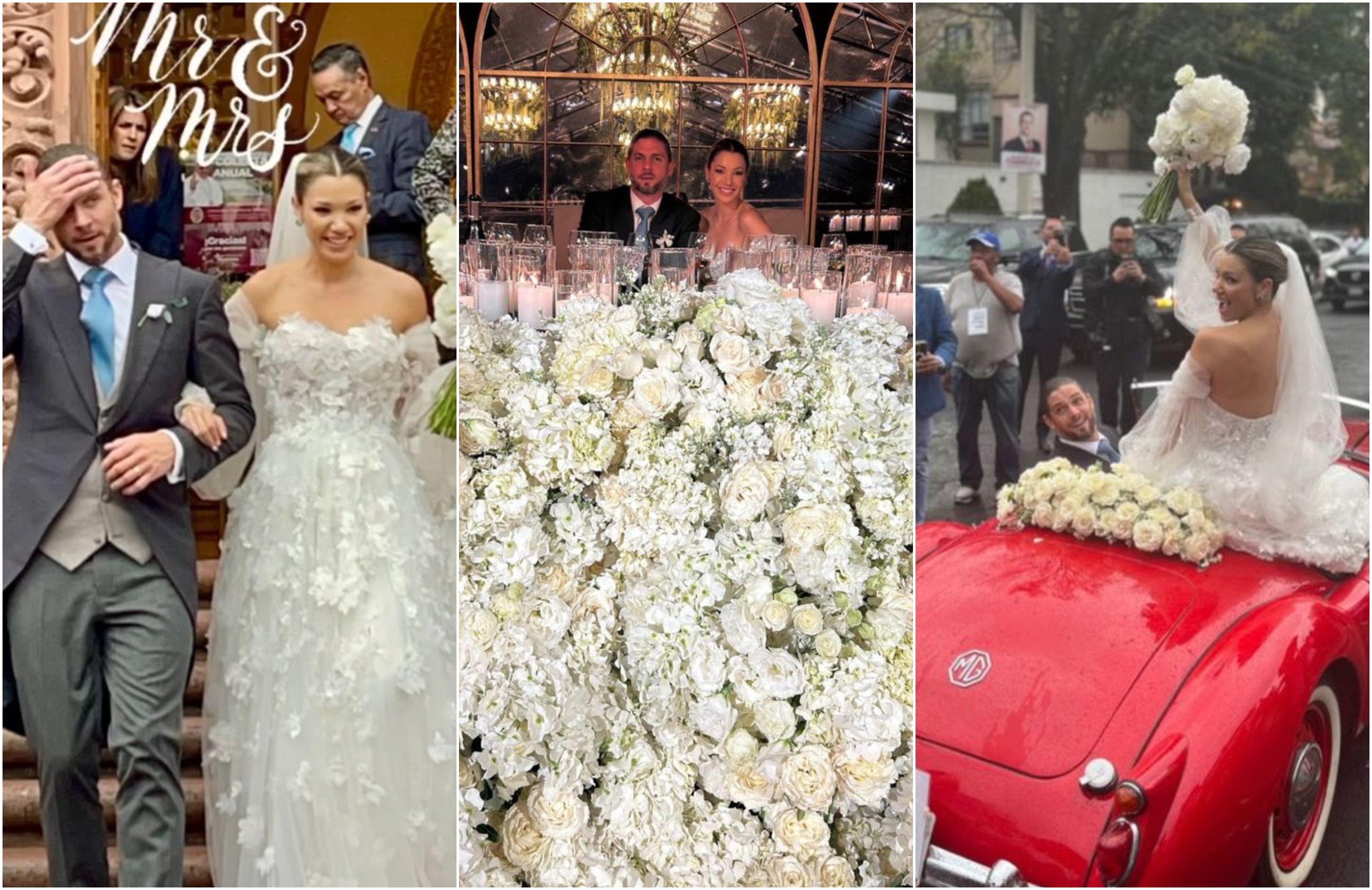 Isa Valero y Horacio Pancheri festejan su boda religiosa; así fue el inolvidable evento