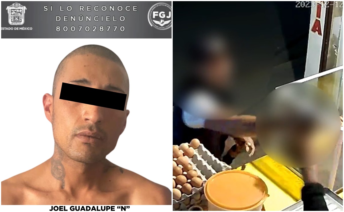 Detienen a ladrón que fue videograbado en asalto a pollería en Naucalpan