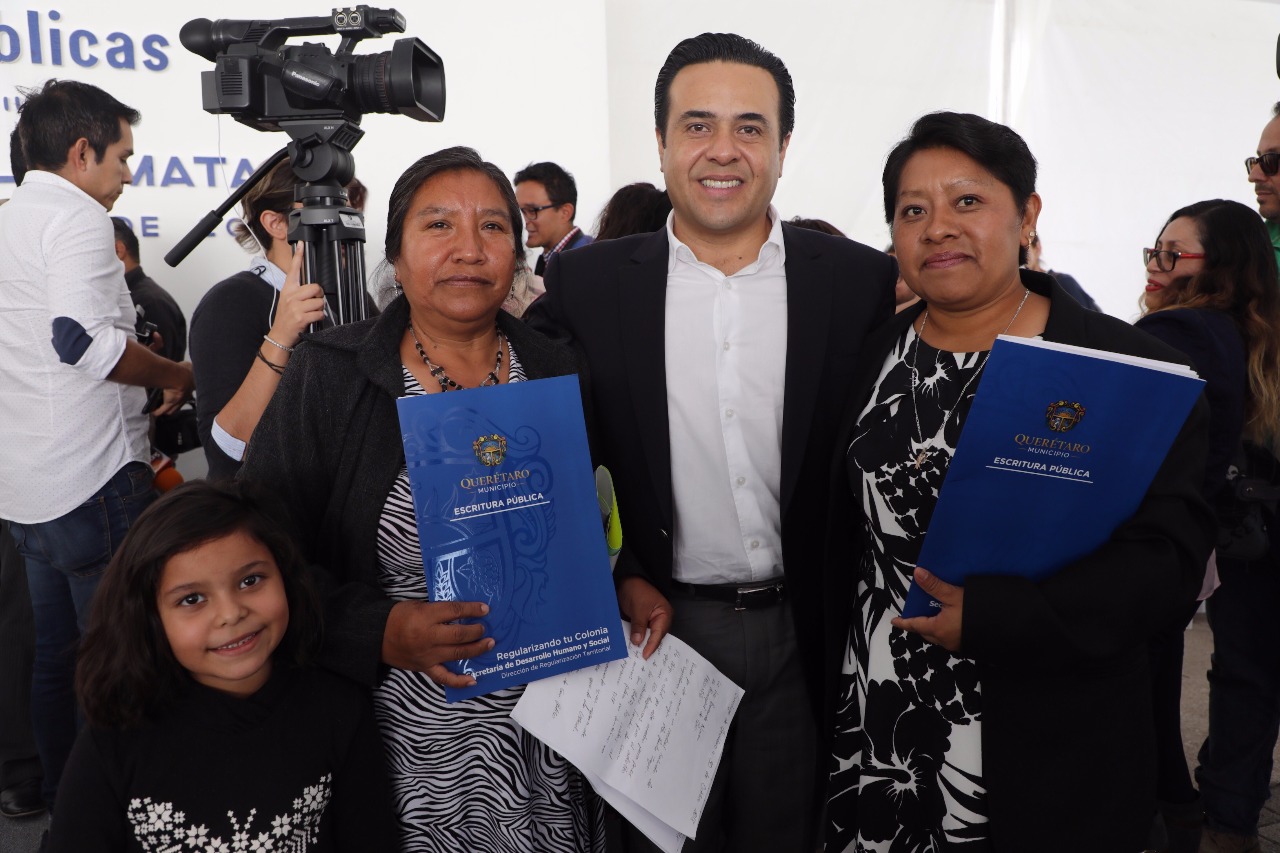 #Avance| Municipio de Querétaro entrega 298 escrituras