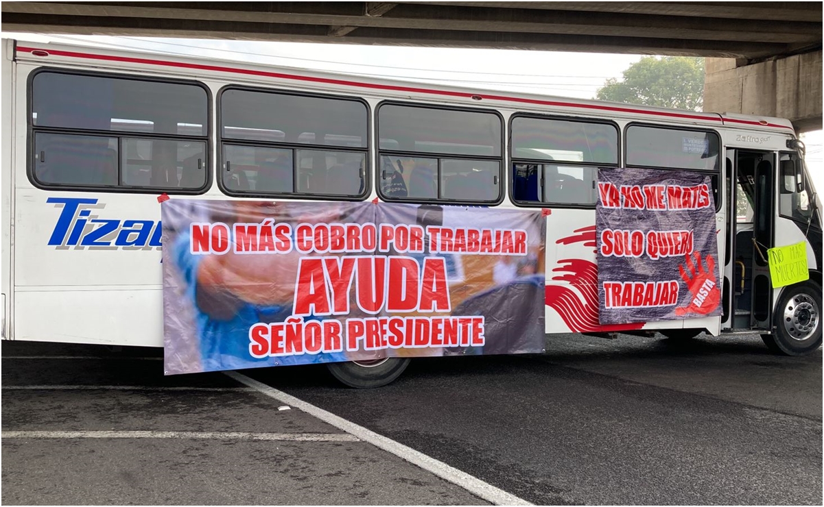 Transportistas de Tizayuca acuerdan reiniciar corridas; autoridades prometen combatir extorsión