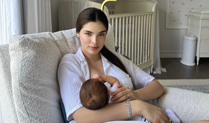 Nadia Ferreira presume encantador regalo que Pepe Aguilar le hizo a Marquitos, su bebé