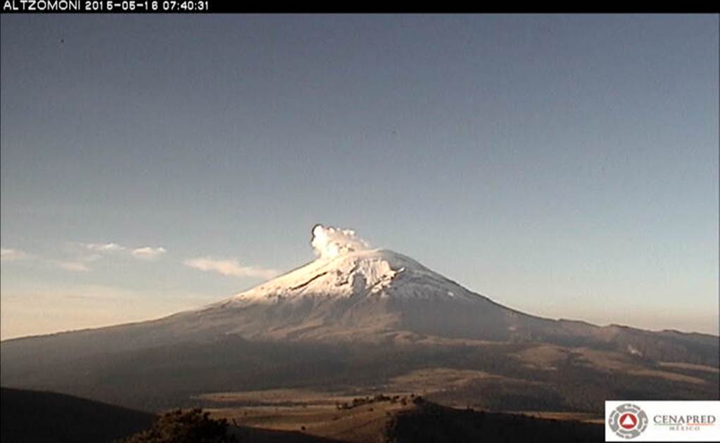 Popocatépetl Volcano spews 72 exhalations