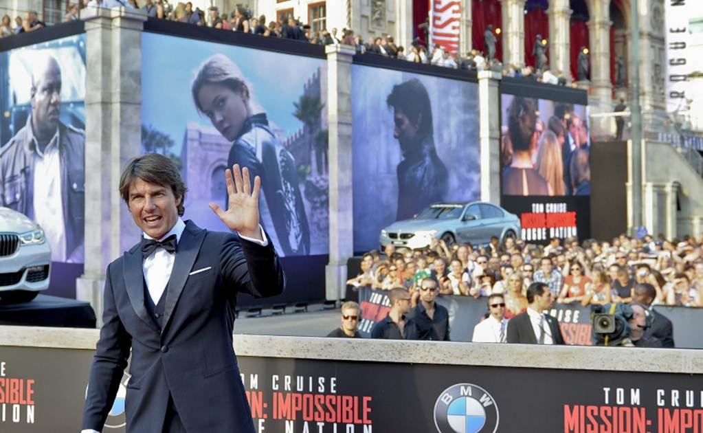Tom Cruise presenta orgulloso su quinta "Misión Imposible"