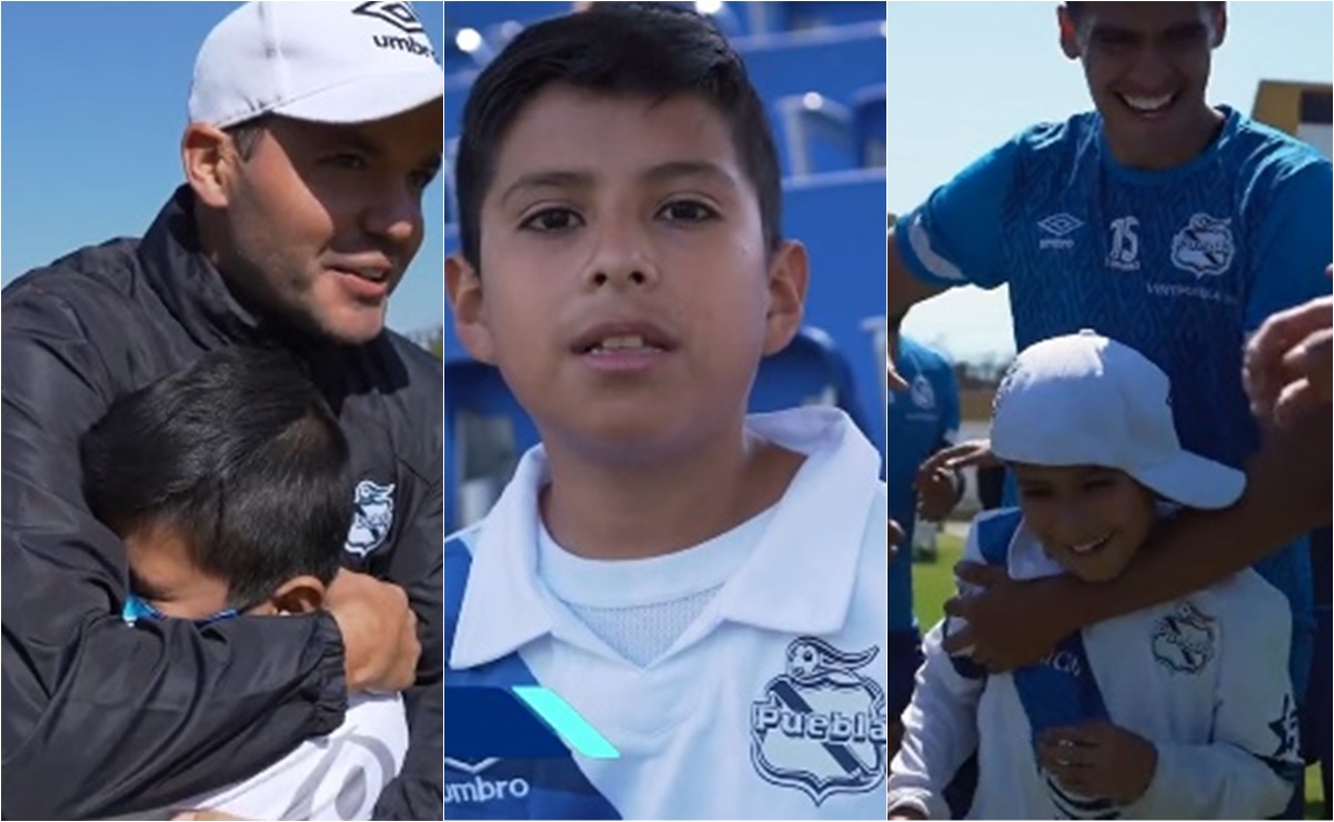 El Puebla convive con niño que lloró en el juego ante Atlas; Larcamón lo hace llorar de nuevo