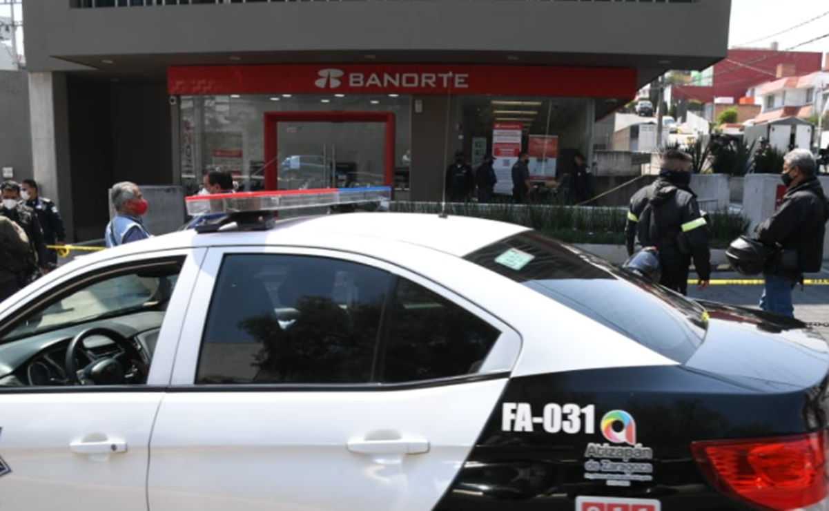 Matan a hombre que se opuso a robo al salir del banco en Naucalpan