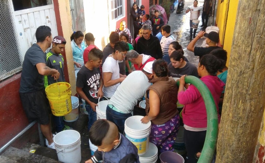 Continúa escasez de agua en seis colonias de Álvaro Obregón