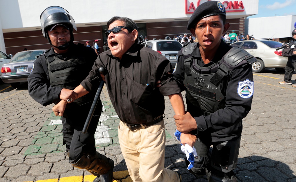 Detienen a manifestantes e impiden protesta contra presidente de Nicaragua