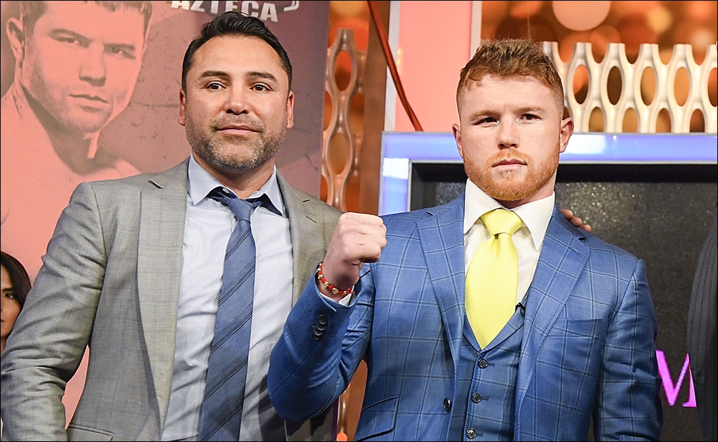 'Canelo' no quiere pelear con Golovkin; se enoja con De La Hoya