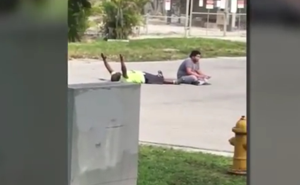 Policía de Florida dispara a afroamericano desarmado