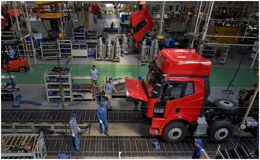 Producción de camiones pesados crece 66% en enero