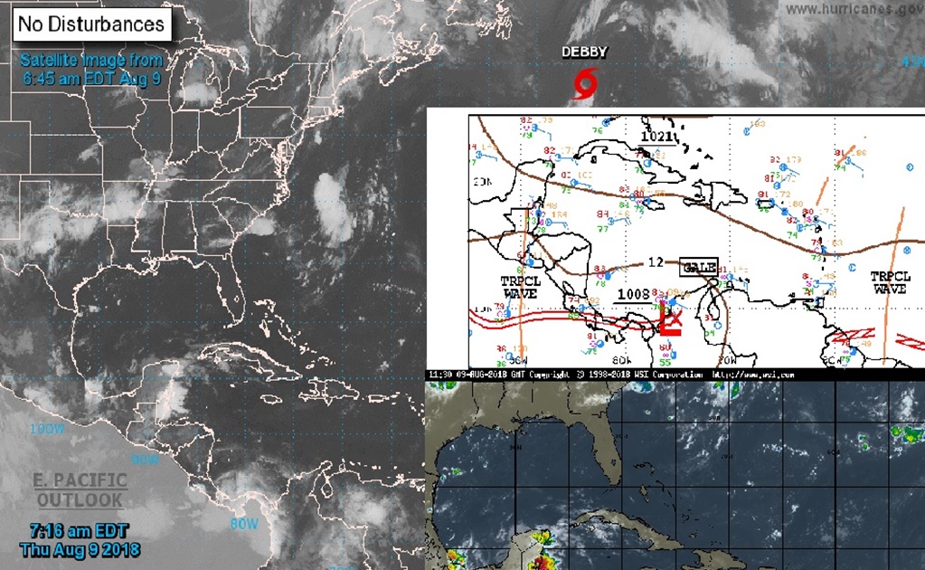 Onda tropical 27 provocará lluvias en Quintana Roo