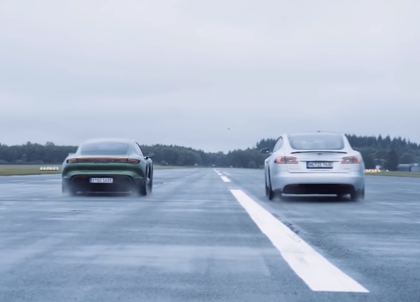 Porsche Taycan supera en pruebas al Tesla Model S