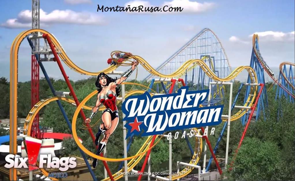 Six Flags anuncia la montaña rusa Mujer Maravilla
