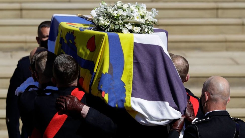 Así se vio el funeral del príncipe Felipe, esposo de la reina Isabel II