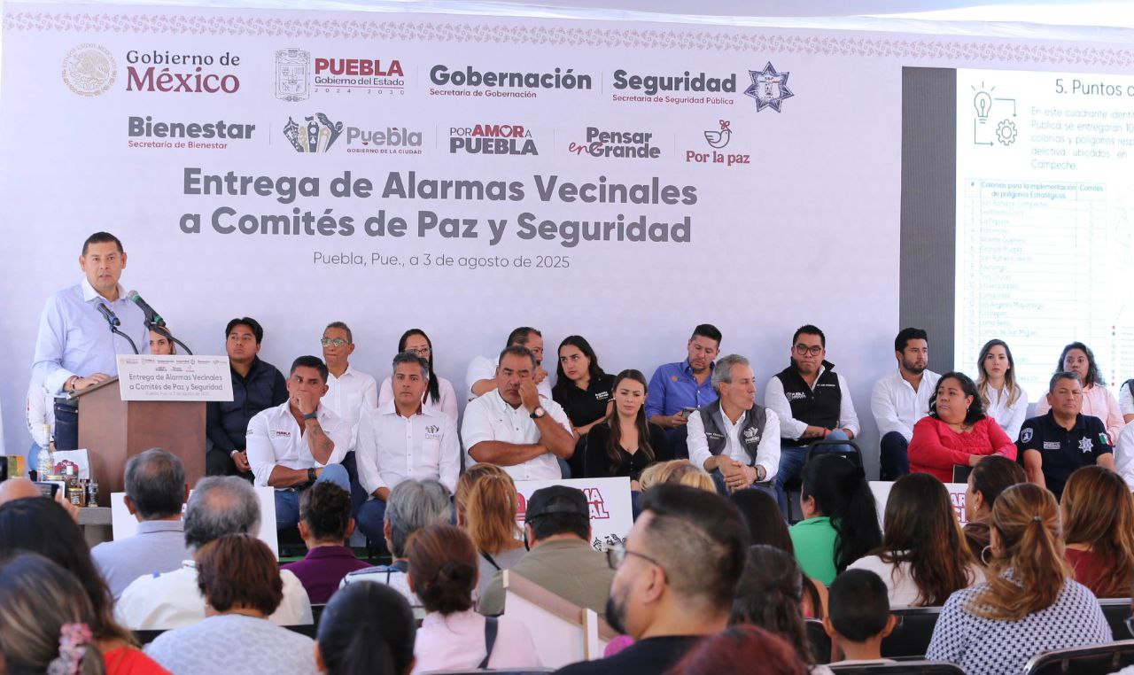 Gobierno de Puebla encabeza la cuarta entrega de alarmas vecinales | El ...