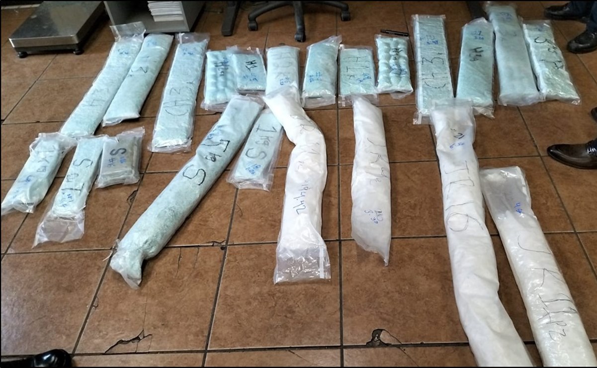 Ejército asegura 44 kilos de pastillas de fentanilo en Baja California