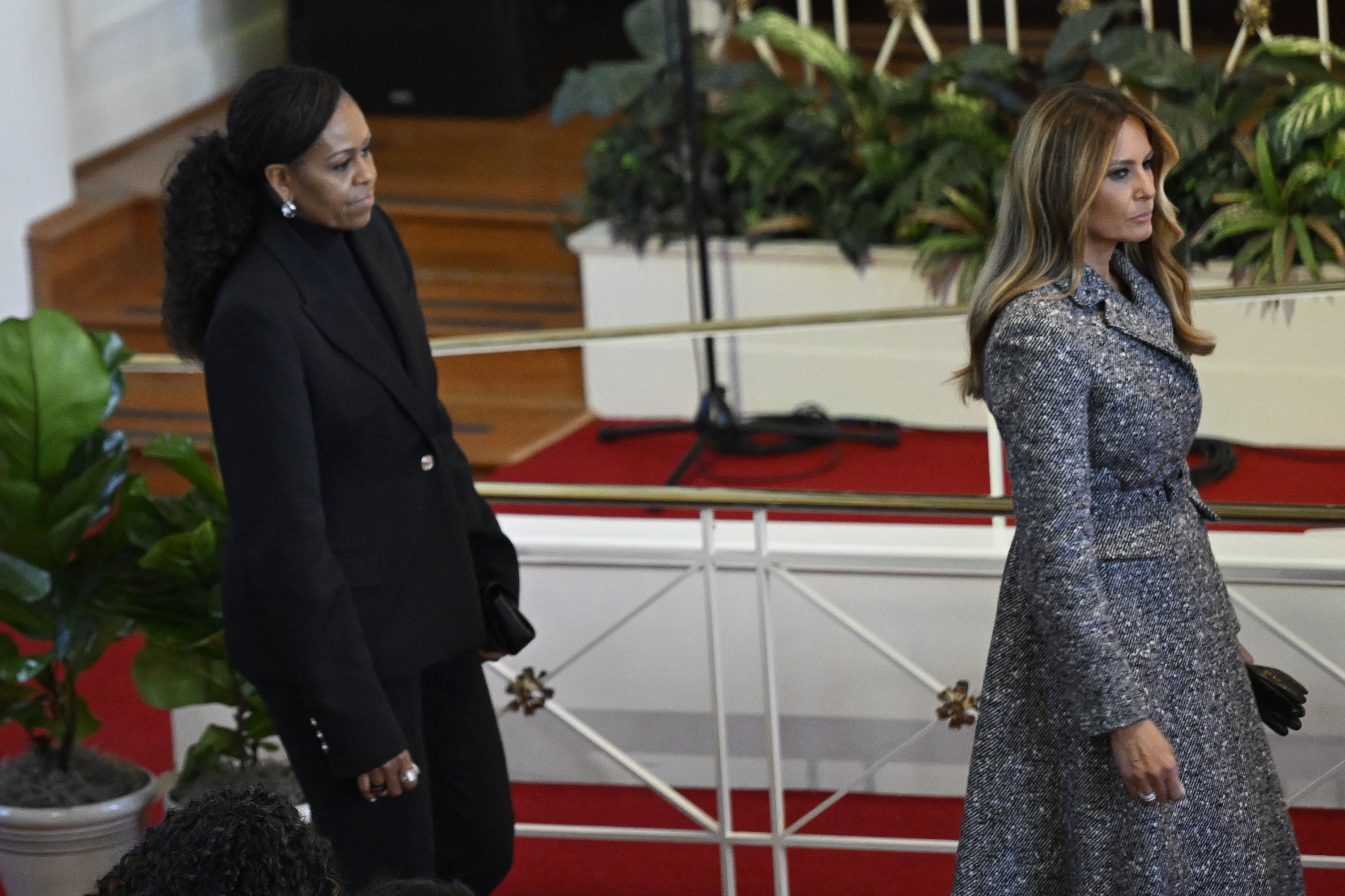 Presidentes y primeras damas despiden a Rosalynn Carter con cariño, música y mariposas. FOTOS