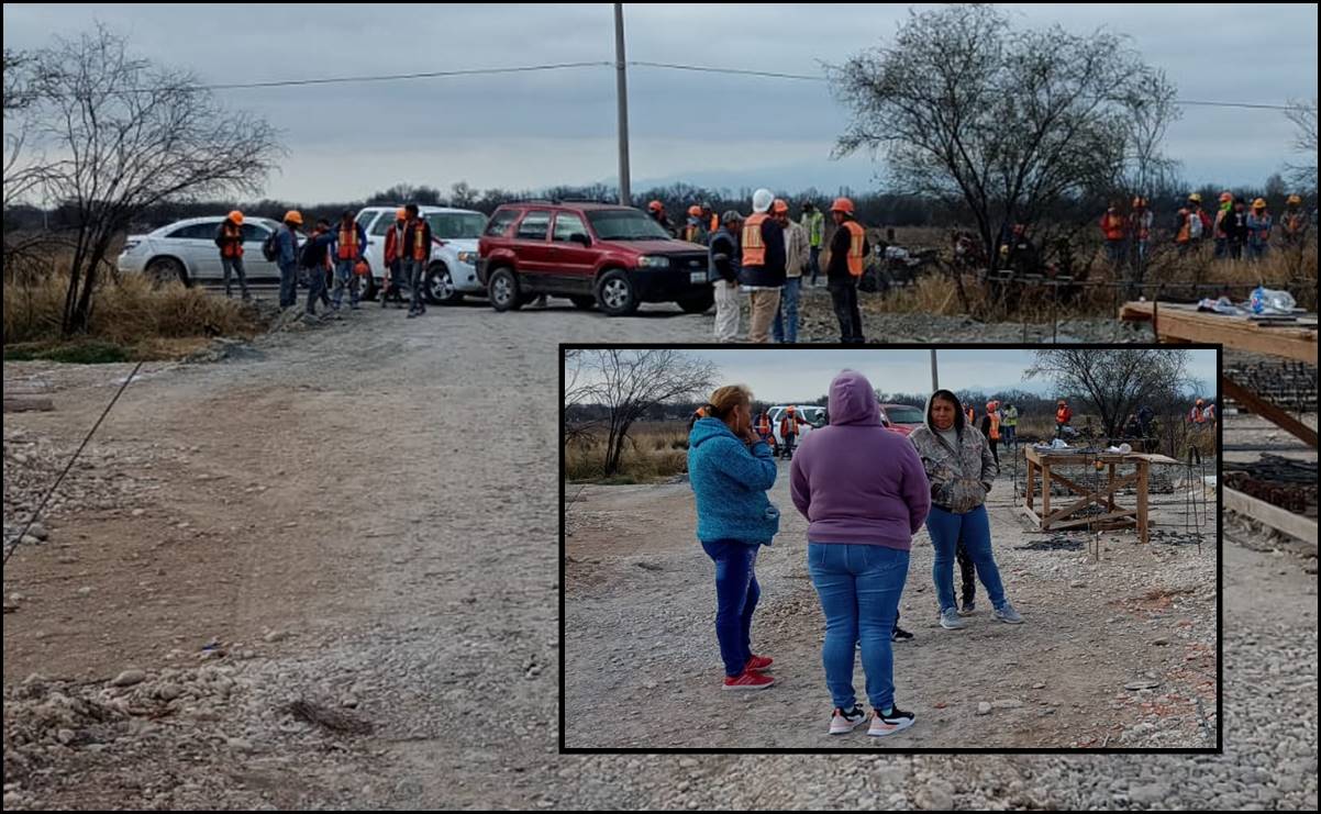 Viudas de Pasta de Conchos paran trabajos del memorial, piden que se recuperen los restos de los mineros