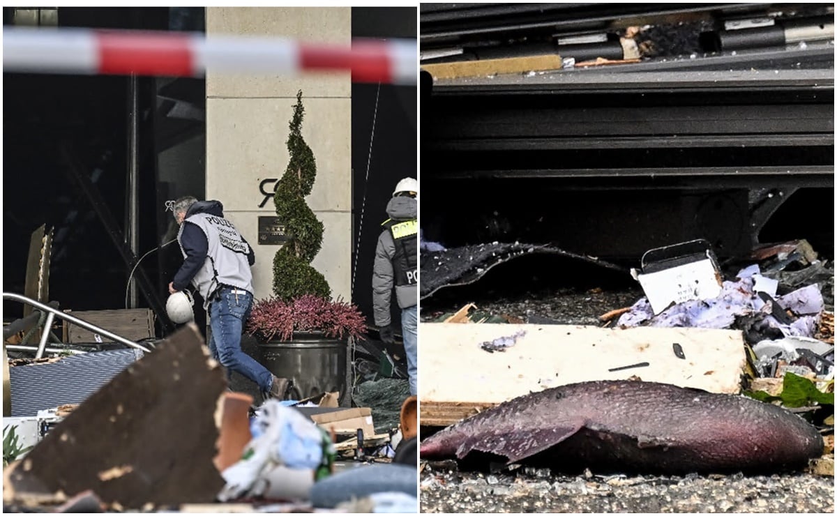 Estalla acuario gigante con mil 500 peces en un hotel de Berlín