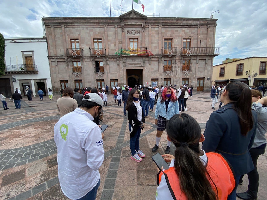 "Está temblando"; sismo del 19 de septiembre sorprende en Querétaro 