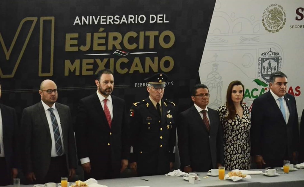 Celebran Día del Ejército Mexicano en Zacatecas