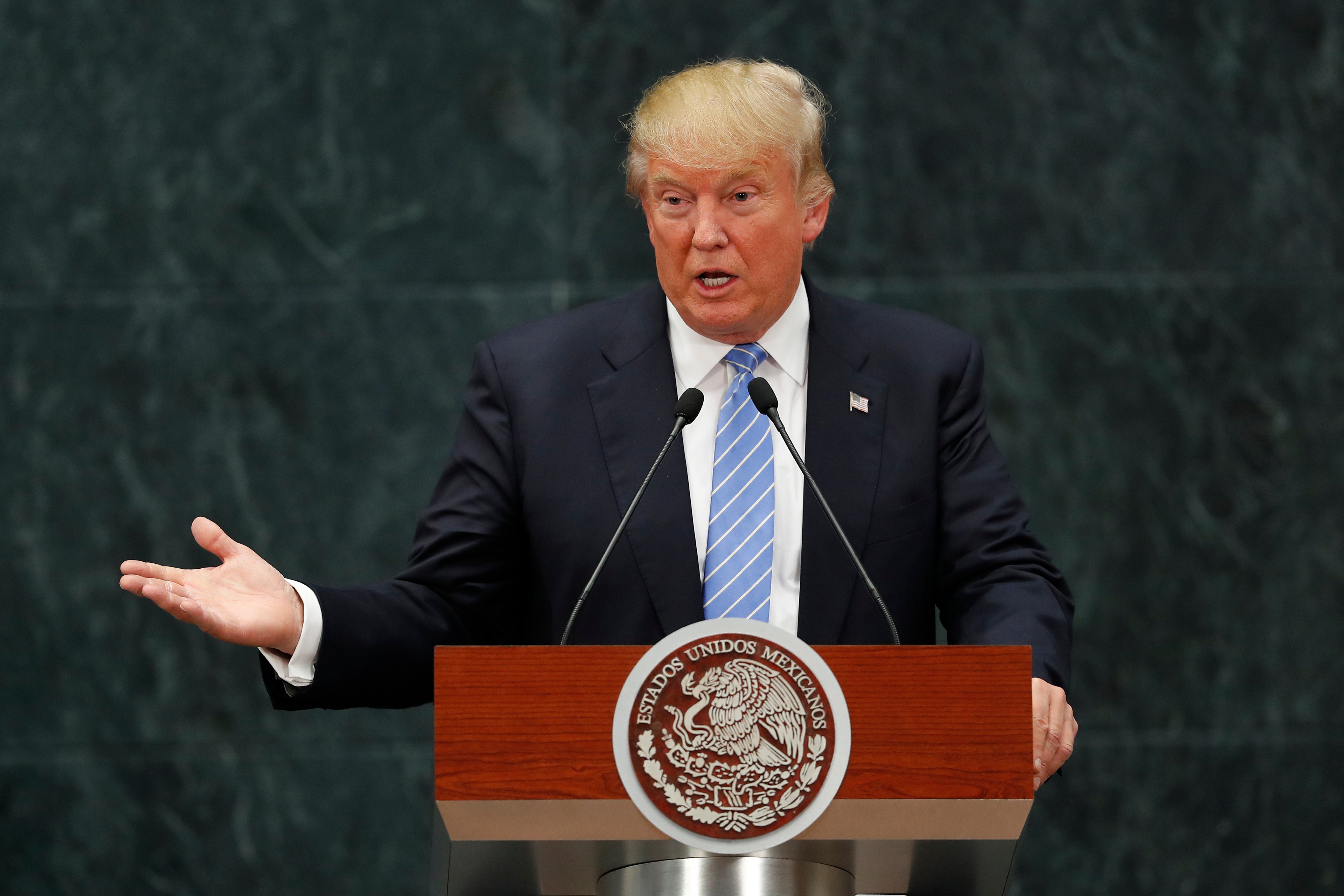 Donald Trump califica de éxito su visita a México; espera próxima reunión