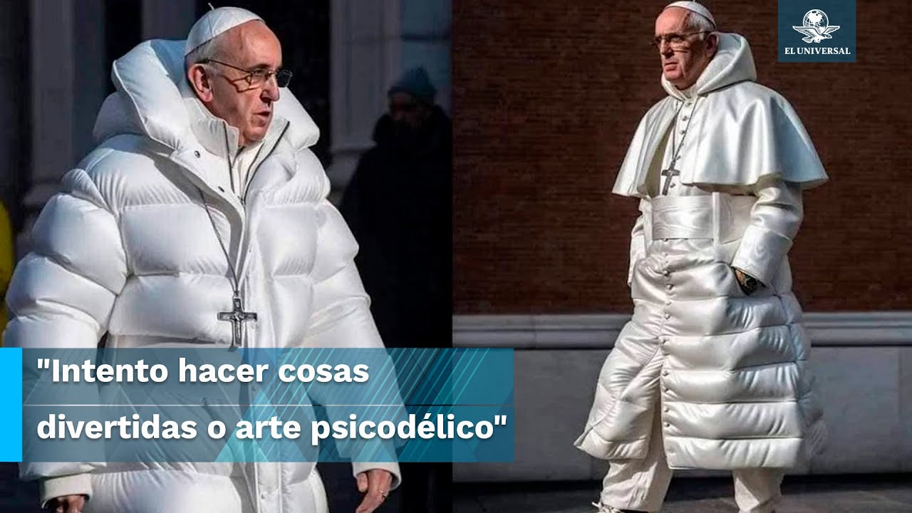 Viaje con hongos alucinógenos inspira fotos fake del Papa Francisco