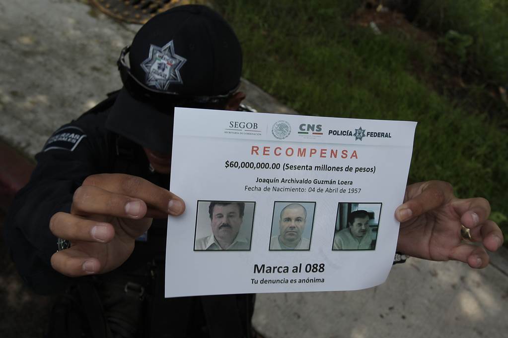 Instala DEA línea para recibir información sobre "El Chapo"