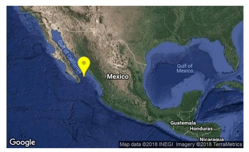 Se registra sismo en San José del Cabo, Baja California Sur