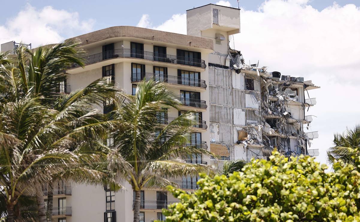 Apuntan a un posible defecto de construcción en edificio derrumbado de Miami