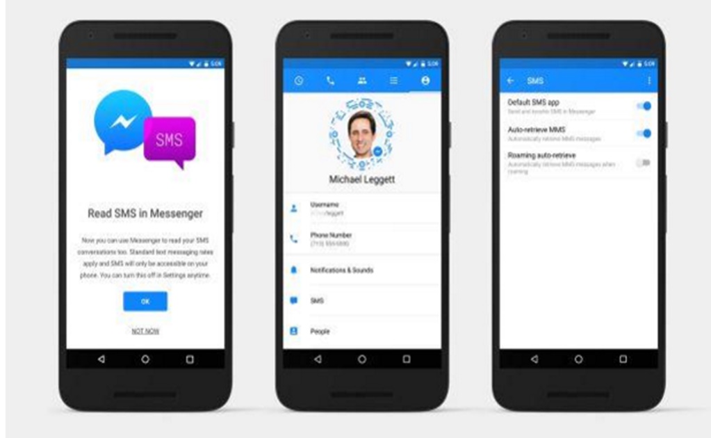 Facebook Messenger ahora te permite recibir y enviar SMS