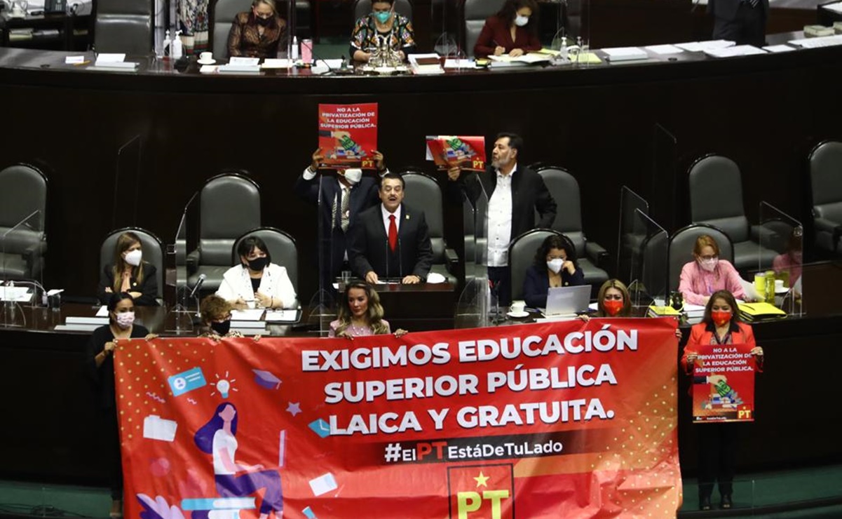 Diputados avalan en lo general el dictamen que expide la Ley General de Educación Superior